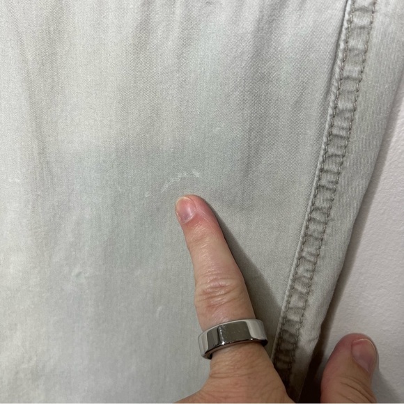 American Eagle Outfitters Y2K Khaki Cropped Capri Low Rise Pants size 6 - Picture 12 of 13